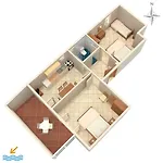 Apartments By The Sea Mandre, Pag - 523 Apartman *