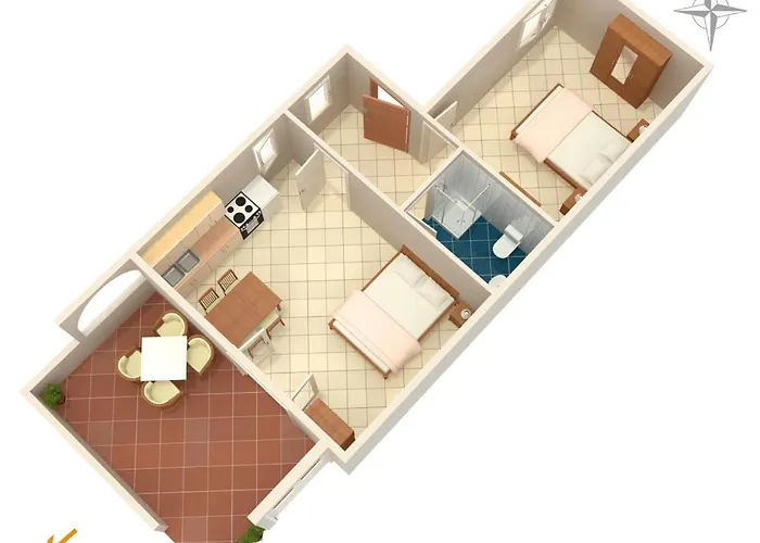 Apartments By The Sea Mandre, Pag - 523 Apartment *